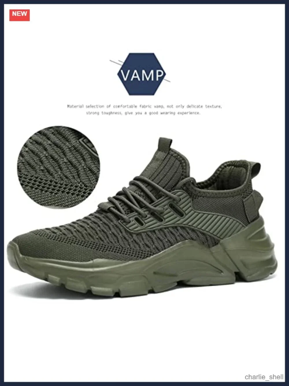 Men's Athletic Running Shoes Non Slip Breathable Lightweight Sneakers